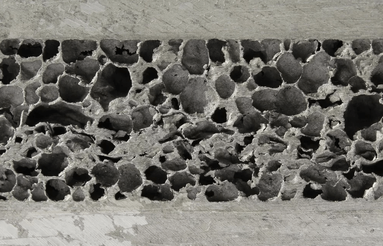 Срез непотопляемого металла Срез непотопляемого металла